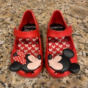 Mini Melissa Mickey Minnie Mouse Shoes